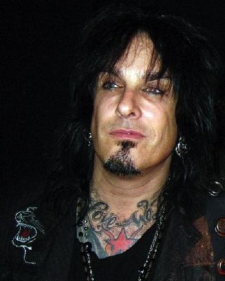 Nikki Sixx Text And Star Tattoo